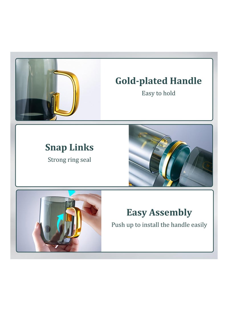 SYOSI 3-in-1 Travel Toothbrush Case, Hygienic Toothbrush Storage Case Travel-Friendly Toothbrush and Toothpaste Box Portable Oral Care Travel Case for Business Trip, Camping, Travel or Daily Use (Green) - Image 2