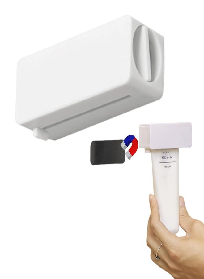 Ouliget Magnetic Toothpaste Squeezer,Toothpaste Seat Holder Tube Squeezing Aids,Wall-mountable Squeezer for Various Cosmetics and Sauce - Image 1