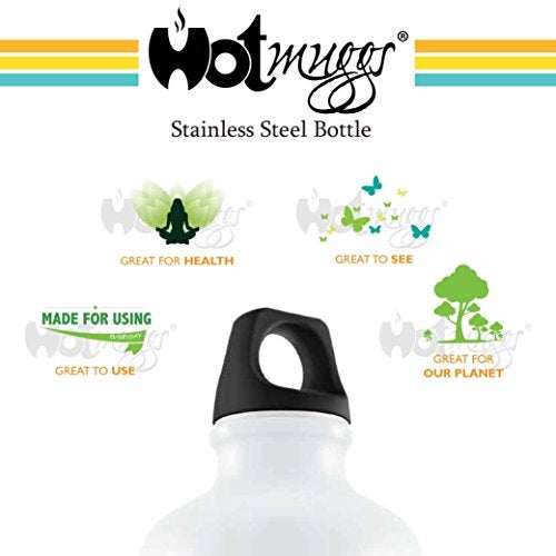 Hot Muggs Me Graffiti Bottle - Afsana Personalised Name Steel, 750ml, 1 Unit, Multicolor, Standard - Image 4
