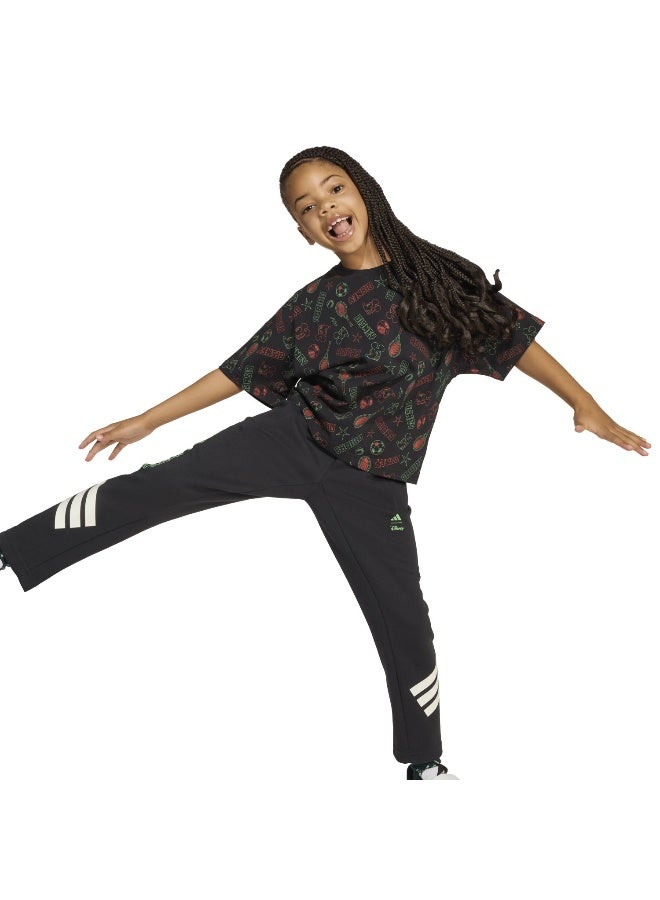 Adidas Lk Dy Mm T Black T-Shirt (Short Sleeve) T-Shirts For Kids - Image 5