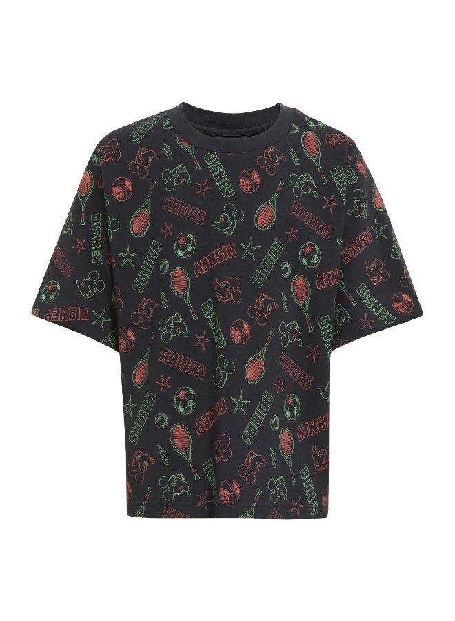 Adidas Lk Dy Mm T Black T-Shirt (Short Sleeve) T-Shirts For Kids - Image 1