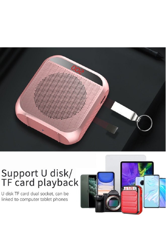 FLOWING Portable Rechargeable Voice Amplifier with Wired Microphone Headset  - Image 5