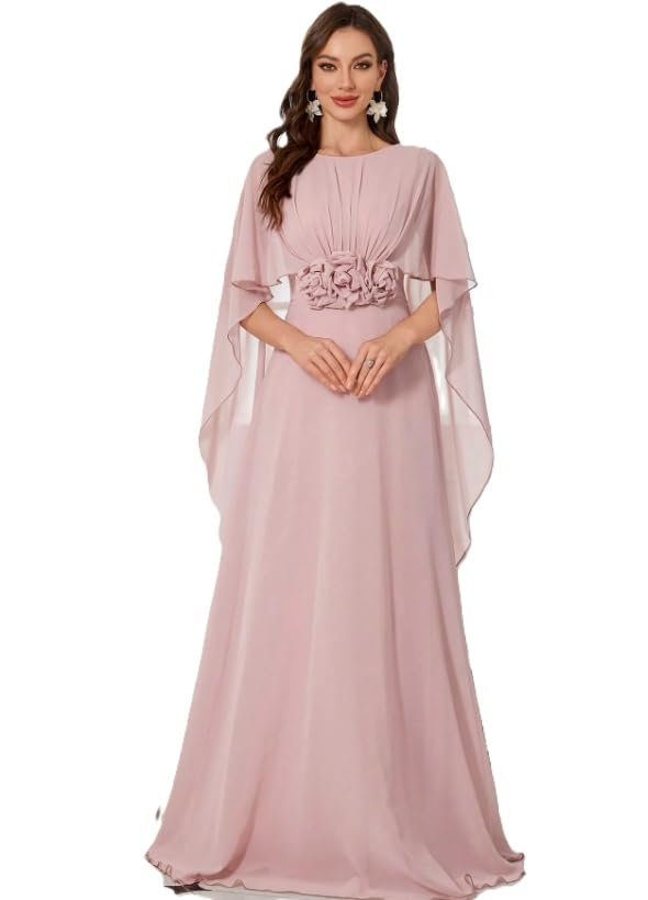 Zurity Women Dress || Western Dresses for Women || Maxi Dress (D-02-PINK-M) - Image 1