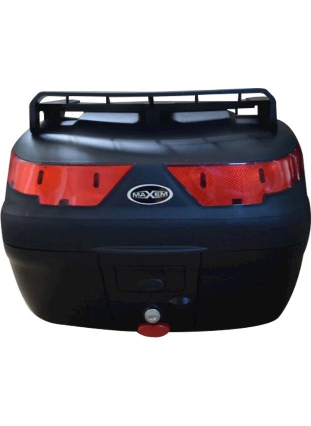 Maxem Bag SL40 Full Black 40 Lt. Luggage + Backrest  - Image 1