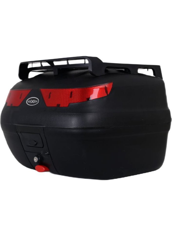 Maxem Bag SL40 Full Black 40 Lt. Luggage + Backrest  - Image 2
