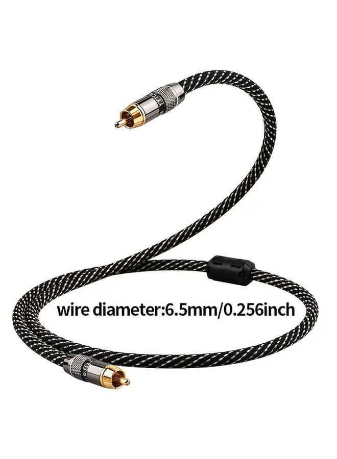 كابل صوتي أو دي 7 0 آر سي أ محوري 2 متر 78 74 بوصة نواة نحاسية عالية النقاء هاء فاء - Image 3