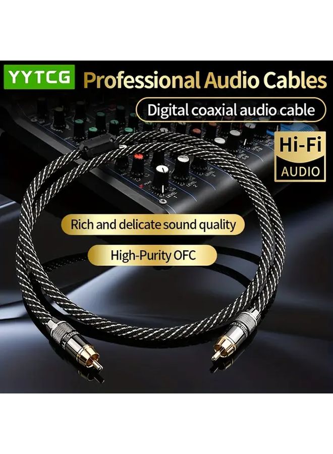 كابل صوتي أو دي 7 0 آر سي أ محوري 2 متر 78 74 بوصة نواة نحاسية عالية النقاء هاء فاء - Image 2