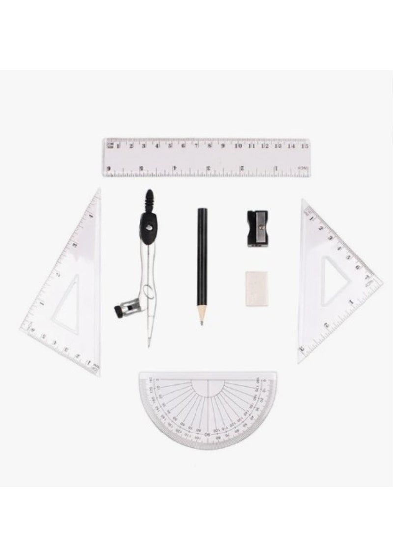 Flamingo 11-Pieces Mathematical Instrument Box Multicolor - Image 2