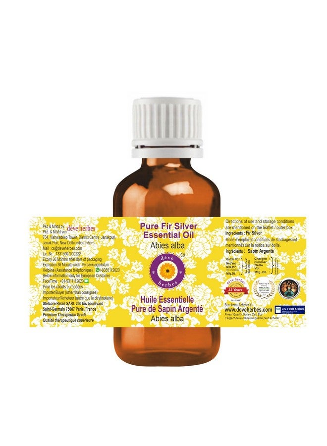 Deve Herbes Pure Fir Silver Essential Oil (Abies Alba) Steam Distilled 15Ml - Image 2