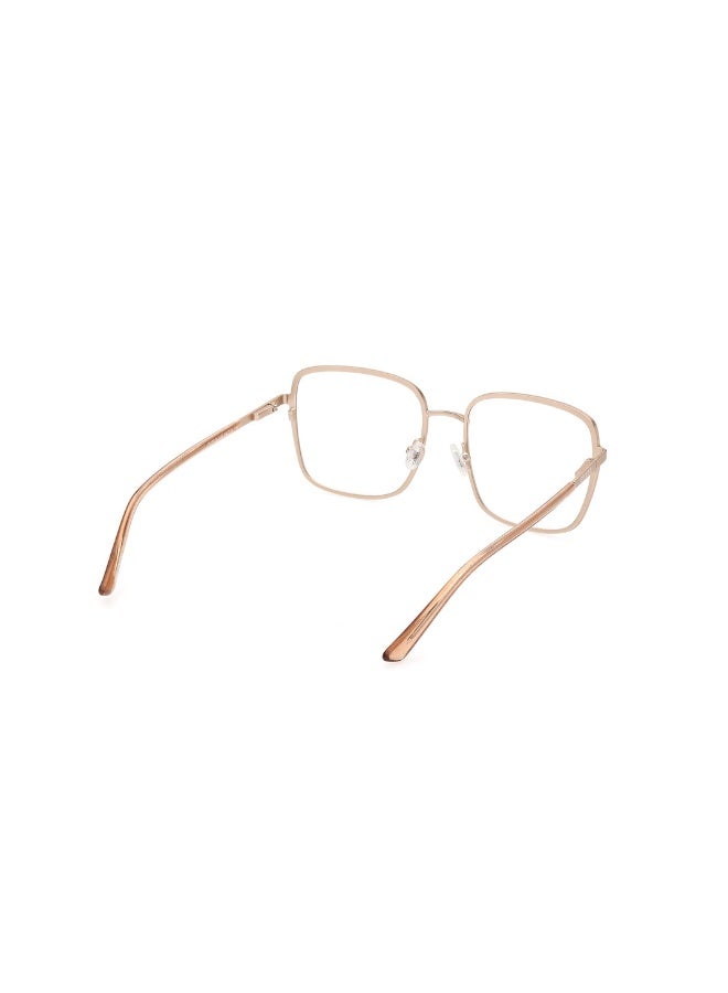 جس نظارة طبية بشكل مربع للنساء بأذرع معدنية GU2914  مقاس 56 - ذهبي - Image 5