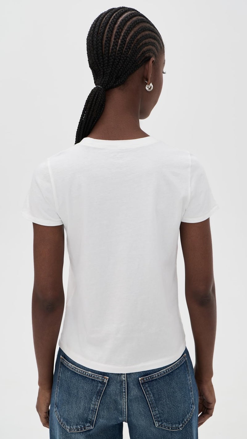 Made Well Madewell Women's Northside Vintage Tee, White Wash, M - Image 3