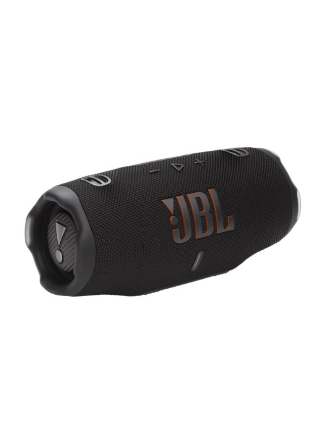 JBL Charge 6 Portable Speaker, JBL Pro Sound, AI Sound Boost, 28 Hours Playtime, IP68 Waterproof & Dustproof, Powerbank Function, Auracast, Bluetooth 5.4, Black - JBLCHARGE6BLK JBLCHARGE6BLK black - Image 1