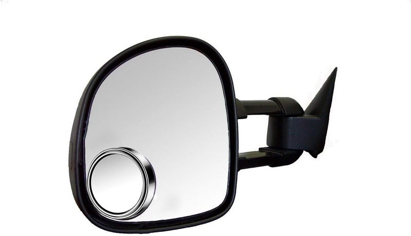 ESreake 2pc 3” Adjustable large Round Stick-on Convex Spot Mirror, big HD Glass Convex Rear View Mirror,Strong Adhesive Blind Spot Mirror for Car, Van, SUV and Trucks (3"(75mm), Silver frame) Anti slip - Image 2