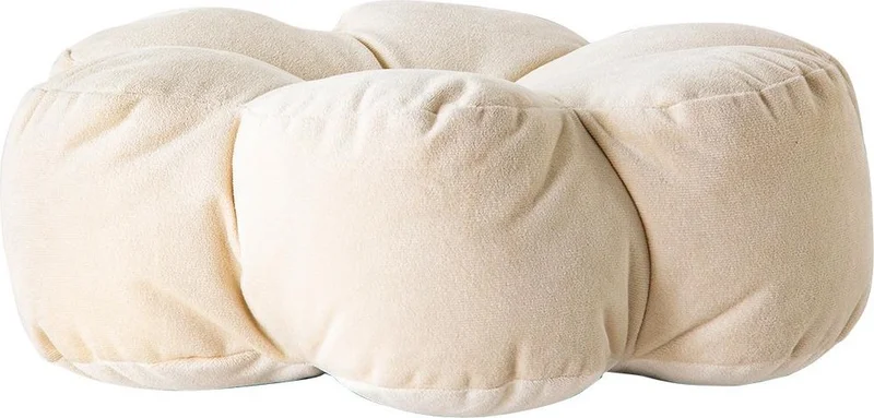 Homedius Decorative Velvet Daisy Pillow