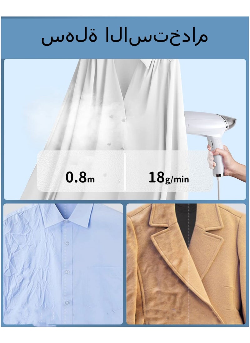 Handheld Garment Steamer|Foldable Garment Steamer Iron High-Power 30S Fast Heating Ironing Wrinkle Remover