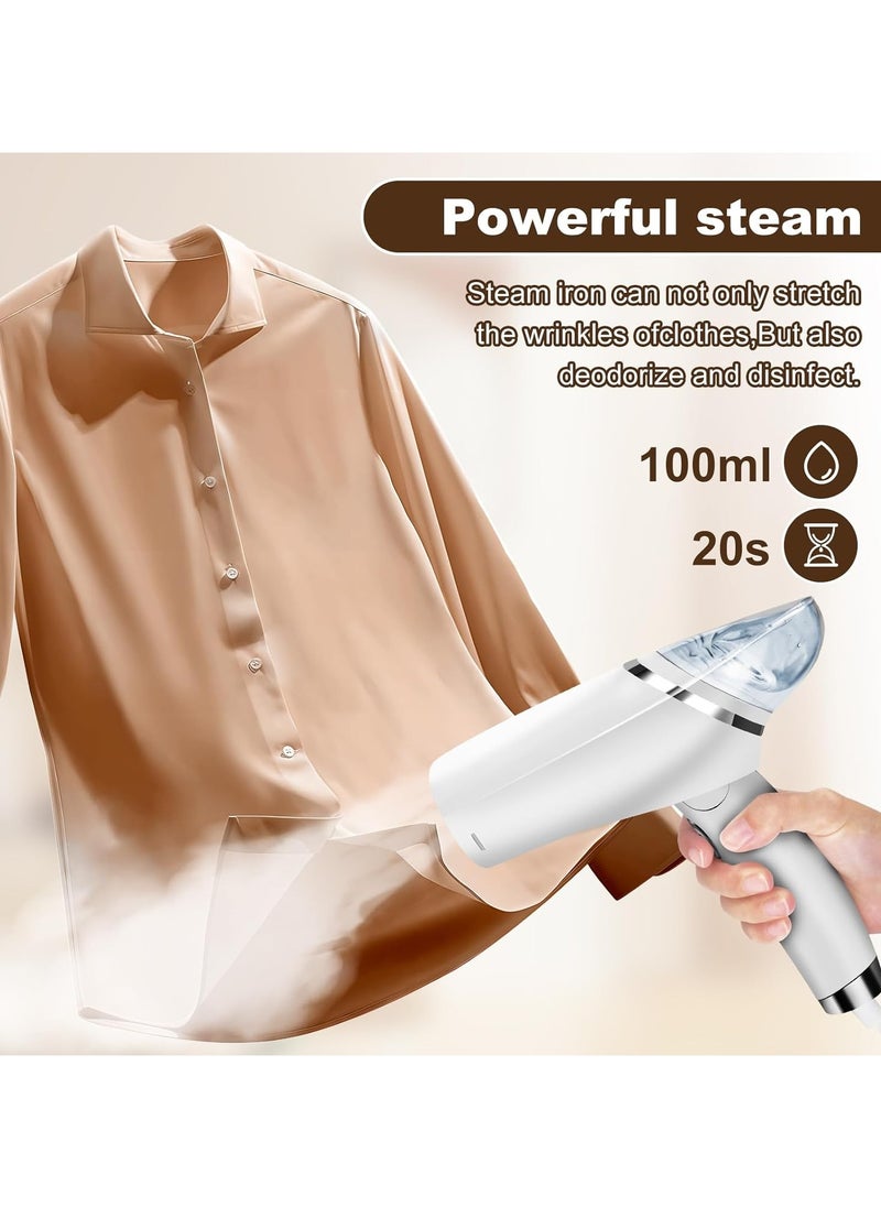 Handheld Garment Steamer|Foldable Garment Steamer Iron High-Power 30S Fast Heating Ironing Wrinkle Remover