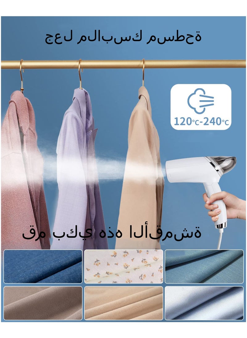 Handheld Garment Steamer|Foldable Garment Steamer Iron High-Power 30S Fast Heating Ironing Wrinkle Remover