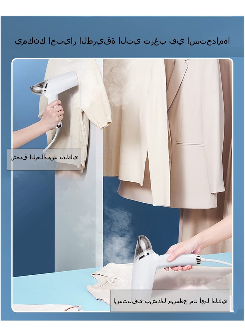 Handheld Garment Steamer|Foldable Garment Steamer Iron High-Power 30S Fast Heating Ironing Wrinkle Remover