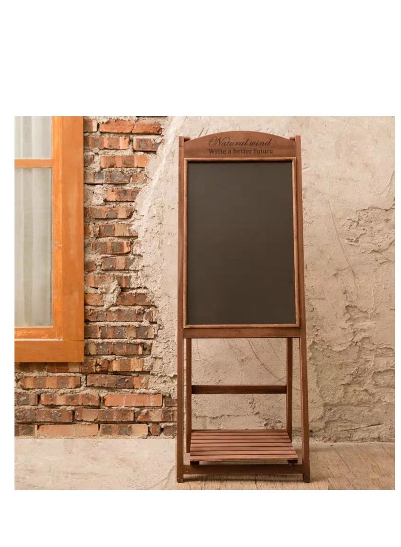 FFD Wooden Blackboard Hand Writing Boards Wooden Writing Drawing Board Flower Stand Massage Board Ideal for Restaurants Menu Wedding Party Arts & Crafts Drawing Greetings  - Image 5
