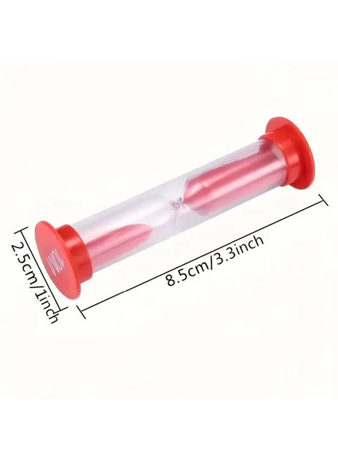 6 Piece Hourglass Timer Set 30 Seconds to 10 Minutes Colorful Task Timer - Image 3