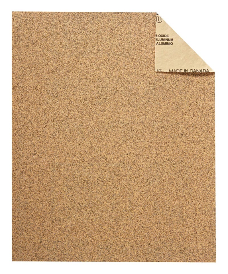 3M Sandpaper, 100 Grit, 5 Sheets, 9 in x 11 in, Sands Paint, Wood & Metal, Great For General Purpose Sanding, Medium Aluminum Oxide Sand Paper (9002NA-20) - Image 2