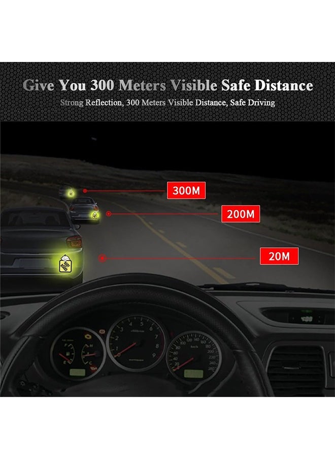 HY Baby On Board Sticker for Cars- 2Pack Baby in Car High Intensity Reflective Waterproof Vinyl Safety Car Signs for Rear, Side Windows, Bumpers  - Image 2