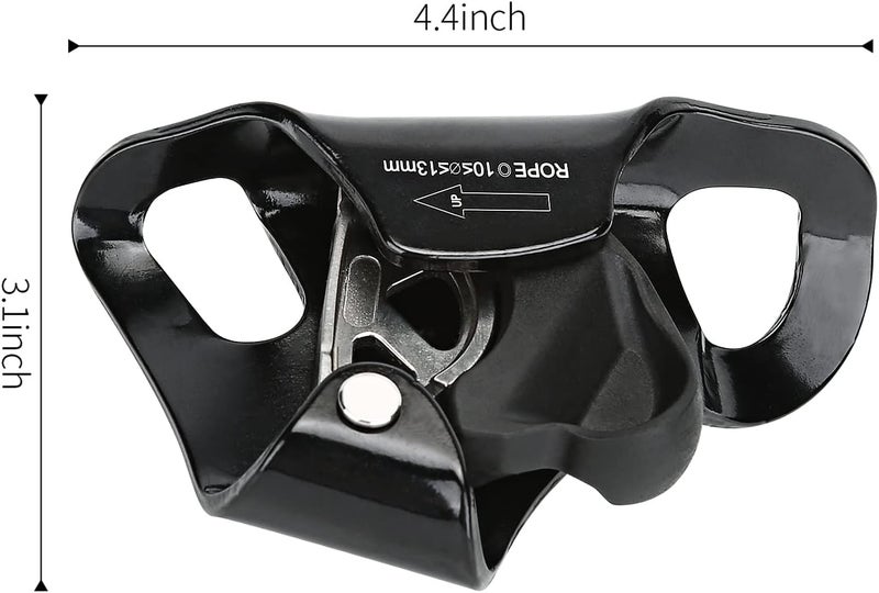 WILDKEN Rock Climbing Chest Ascender Climbing Mountaineering Tree Arborist Climbing Rappelling Equip for 10-13mm Rope - Image 4