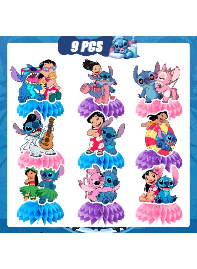 FRUITFUL PARTY Stitch desktop decoration honeycomb standee party decoration - Image 3