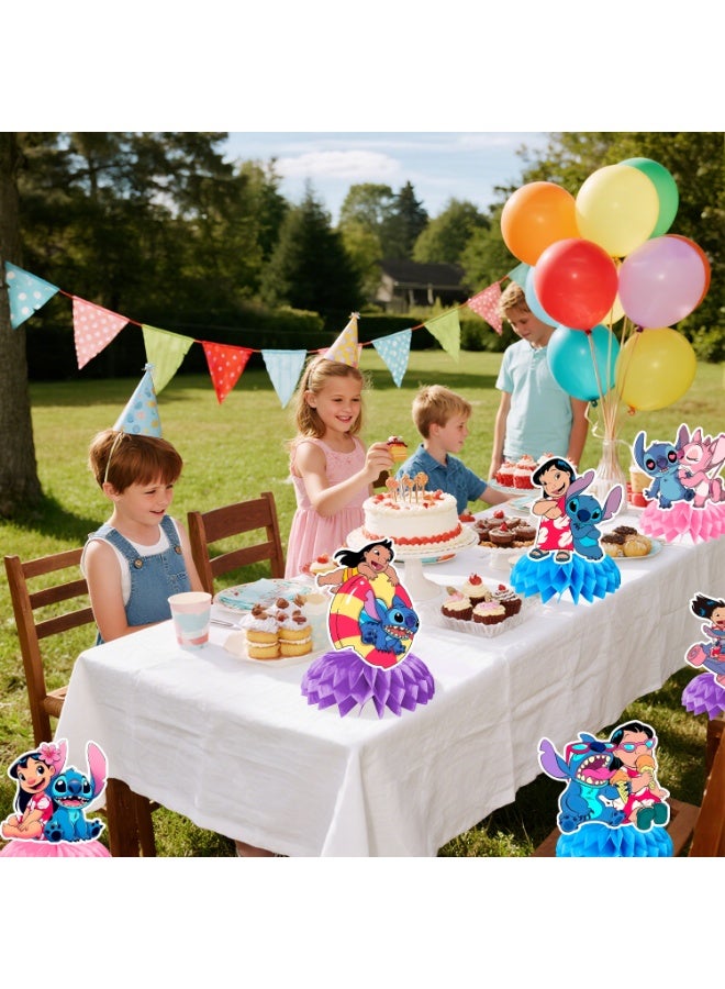 FRUITFUL PARTY Stitch desktop decoration honeycomb standee party decoration - Image 4