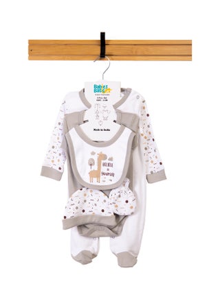 5 Piece Unisex 100% Cotton Gift Set Include Bib, Romper, Mittens, Cap And Sleepsuit/Jumpsuit- Believe In Yourself - pzsku/Z7E887E867ABBA9D64346Z/45/_/1713438425/3e80aadb-bdc6-4597-8870-5af9c58d8240