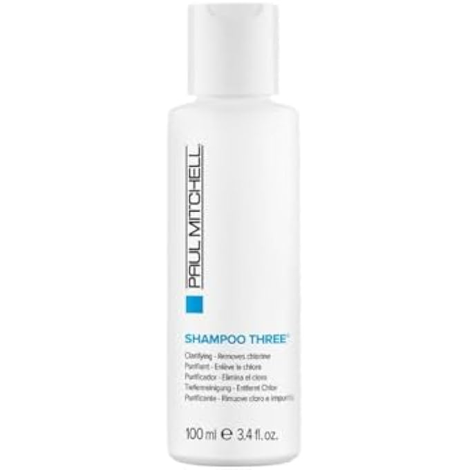 Paul Mitchell SHAMPOO THREE - DEEP CLEANSING SHAMPOO REMOVES CHLORINE RESIDUE, FOR ALL HAIR TYPES, SALON QUALITY HAIR CARE 100ML - Image 2