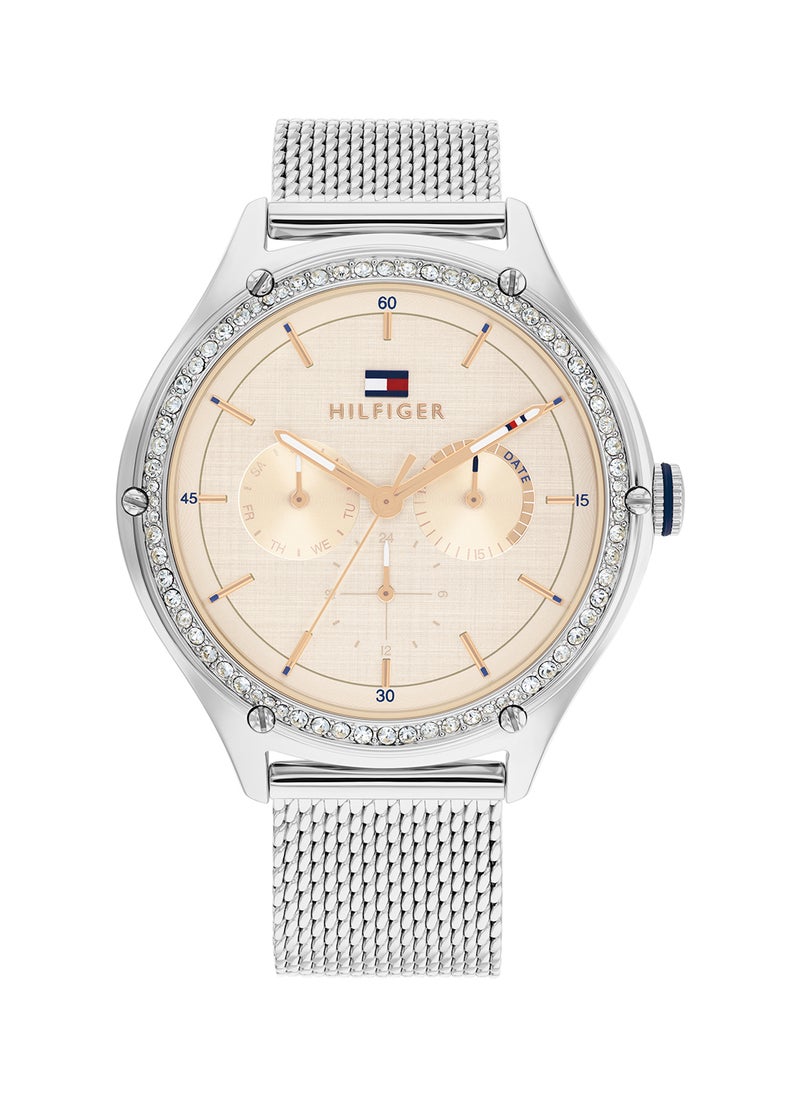 TOMMY HILFIGER Women's Analog Round Shape Stainless Steel Wrist Watch 1782654 - 41 Mm  - Image 2