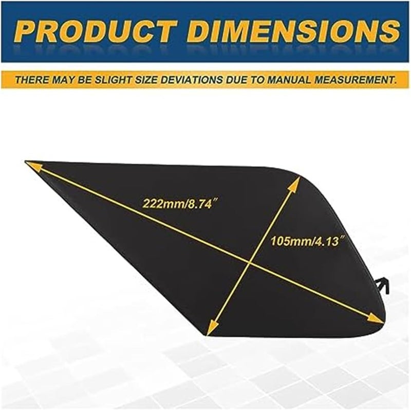 QASULER Tow Hook Eye Cover for Lexus - Image 2