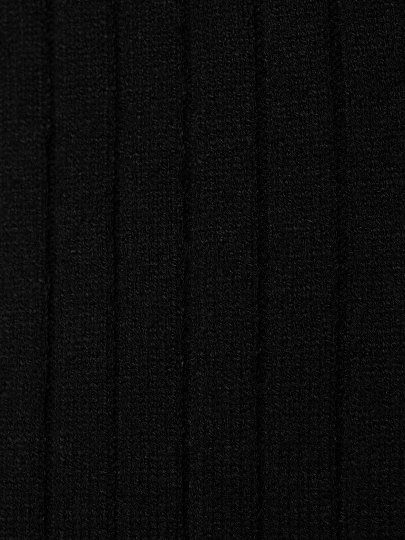 Lichi Rib-knit cardigan with flared sleeves