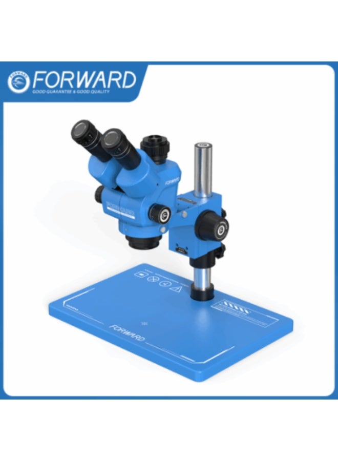 Forward FW-C55Pro-S Synchronous Zoom Trinocular Stereo Microscope - Image 1
