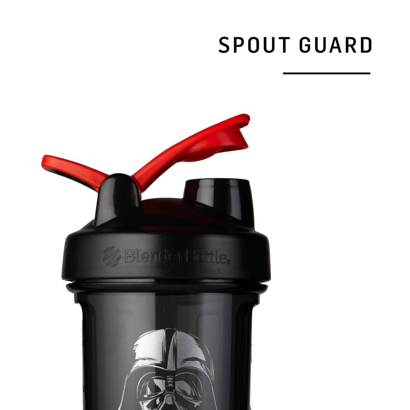 BlenderBottle زجاجة خلط بلندر بوتل ستار وورز برو سيريز مثالية لمخفوقات البروتين وما قبل التمرين، 28 أونصة، خوذة دارث فيدر (عبوة من 1) - Image 4