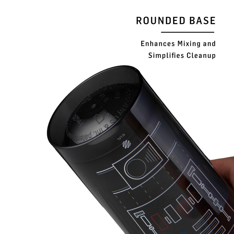 BlenderBottle زجاجة خلط بلندر بوتل ستار وورز برو سيريز مثالية لمخفوقات البروتين وما قبل التمرين، 28 أونصة، خوذة دارث فيدر (عبوة من 1) - Image 3