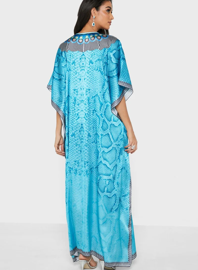 ARABIAN CLOSET Digital Printed Kaftan