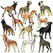 stargo Friendly Dog Figurines for Kids and Toddlers Plastic Dogs Set of 12 Realistic Play Figures NonToxic Cake Topper Farm Animal Figurines 35x5 Age 3 - Image 3