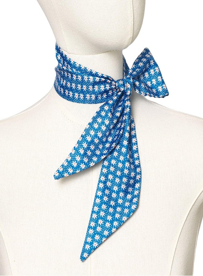 QIUTIMIY 4 Pack Purse Scarf Handbags Skinny Twill Hair Scarves Narrow Neck Scarf Band Women Fashion Accessories Bag Charms - Image 3