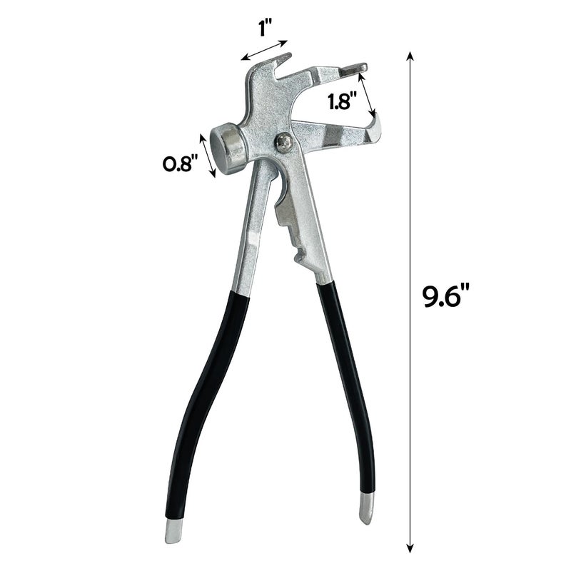 Socpuro Wheel Weight Plier, Wheel Balance Weight Plier Hammer Tool, Tire Weight Removal Tool for Clip On Wheel Weights - Image 4