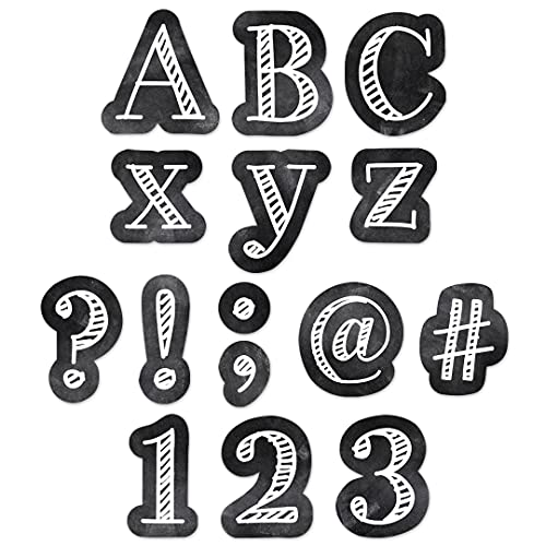 Creative Teaching Press CTP Chalkboard Punch-Out Letters for Classroom – Essential Homeschool Supplies – Top Back to School Supplies Creative Teaching Press - Image 1