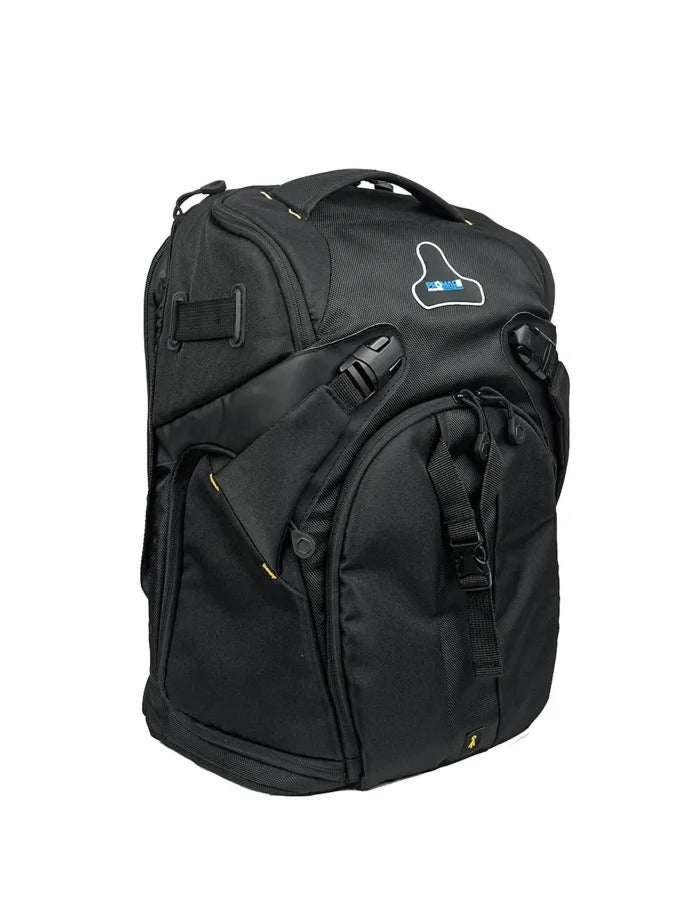 PROMAGE PROMAGE PMB-6000 Professional DSLR Camera Backpack – Grey, Laptop Compartment, Tripod Holder, Rain Cover, Padded Dividers  - Image 3