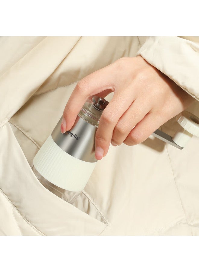 Mongdio Manual Coffee Grinder Portable Mini Coffee Bean Grinder Hand Crank Coffee Mill - Image 3
