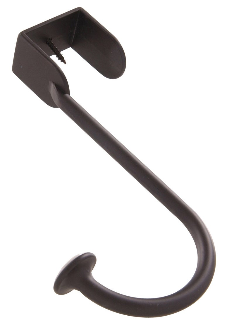 Hardware Essentials 852328 Over The Door Hook Oil Rubbed Bronze - Image 1
