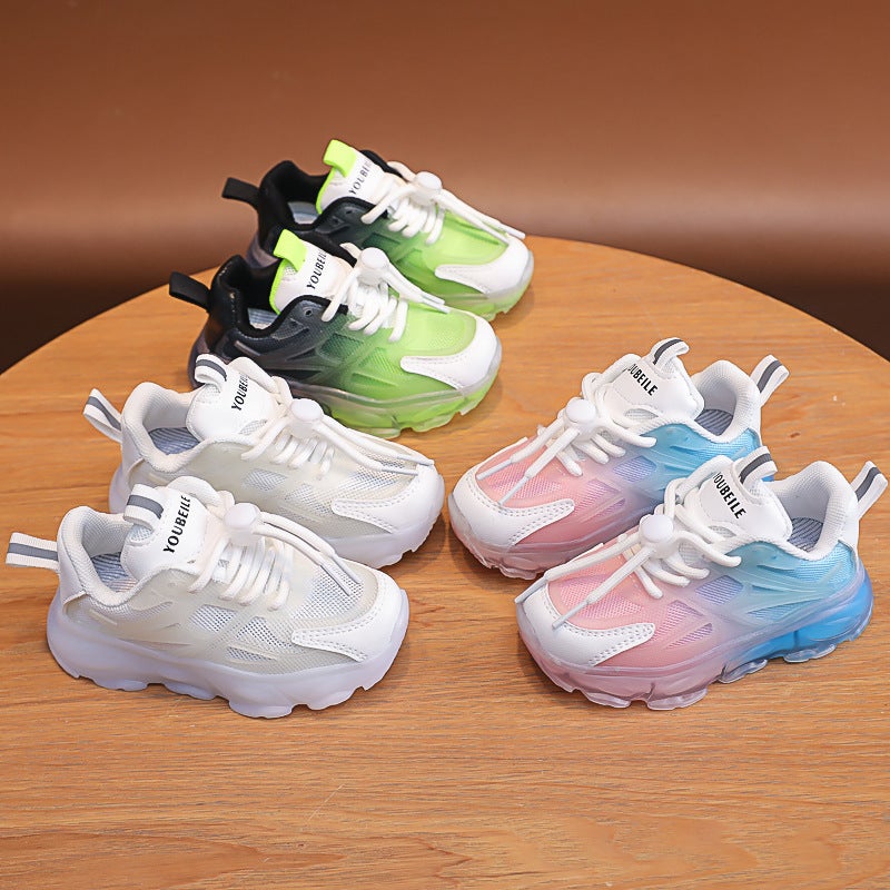 Mesh Sneakers Lightweight Flexible Sole Walking Shoes For Kids Indoor And Outdoor Activities - Image 3