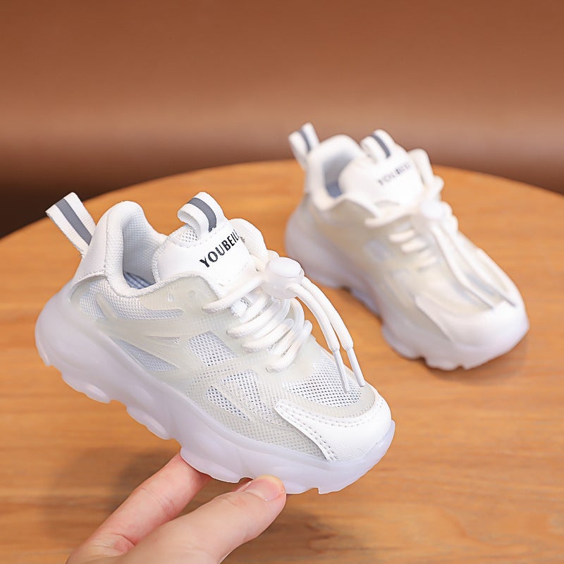 Mesh Sneakers Lightweight Flexible Sole Walking Shoes For Kids Indoor And Outdoor Activities - Image 4