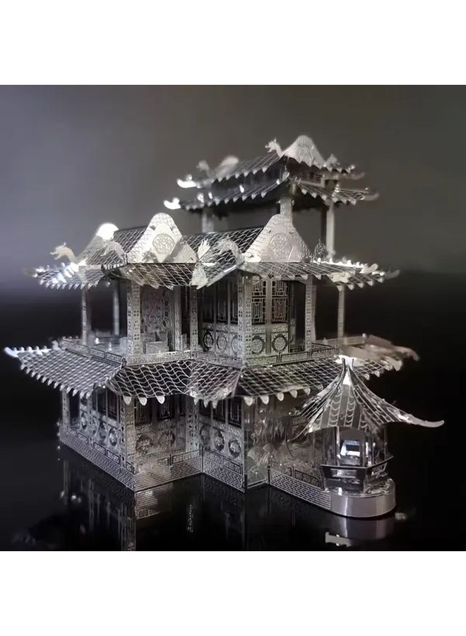 Tianyin Pavilion 3D Puzzle DIY House Model Creative Building Toy Home Decoration Gift - Image 5