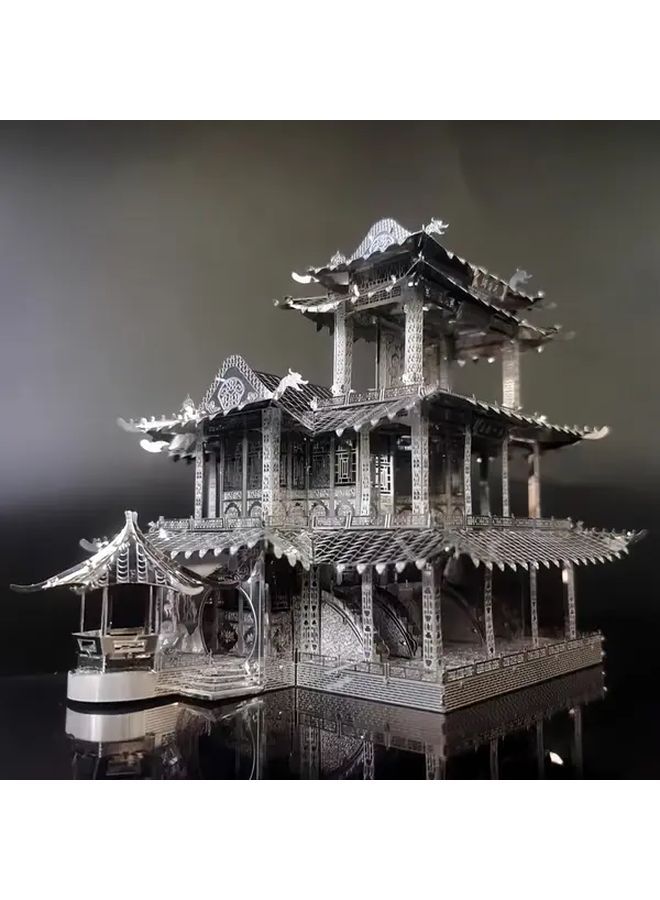 Tianyin Pavilion 3D Puzzle DIY House Model Creative Building Toy Home Decoration Gift - Image 1