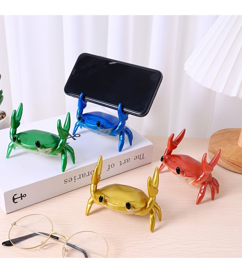 Red Weightlifting Phone Stand Desktop Holder Creative Gift Essential Gadget - Image 3